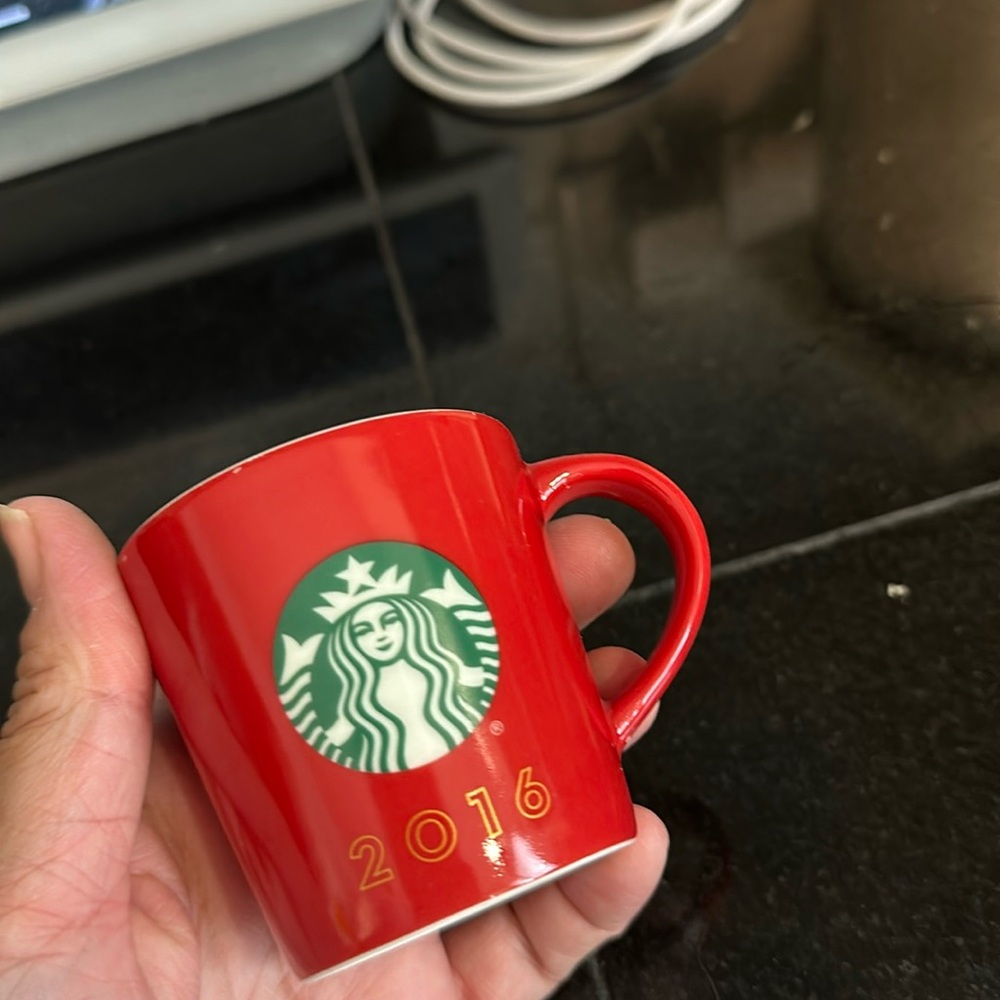 Limited Edition 2016 Starbucks Espresso cup 3 fl. Oz.